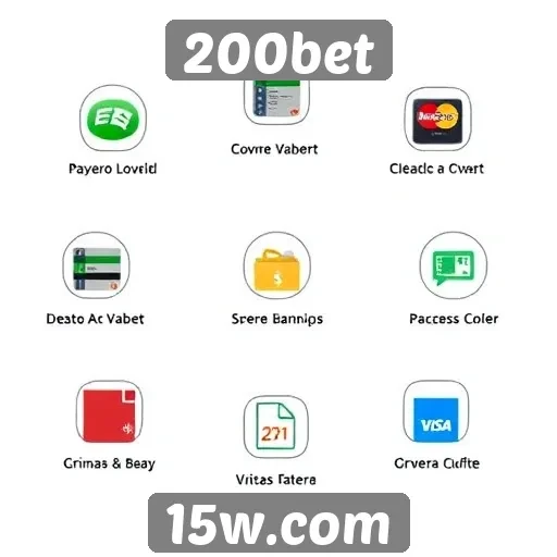 Métodos de pagamento aceitos no site 200bet